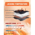 thumbnail image 4 of Chaqueta acolchada Flygo Winter Cropped 2024 para mujer, color caqui, talla L, 4 of 7