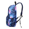 thumbnail image 2 of Petmoko Starry Women's Backpack Fashion Waterproof Multi-layer Pocket Student Bag,3Pcs/Sets Canvas School Backpacks for College, 2 of 5