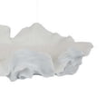 thumbnail image 4 of 20 Inch Clam Shell Tabletop Decorative Bowl, Asymmetric Shape, White Resin, 4 of 5