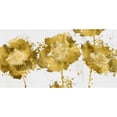 thumbnail image 3 of Austin, Vanessa 14x9 Black Modern Framed Museum Art Print Titled - Golden Fower Burst Trio, 3 of 5