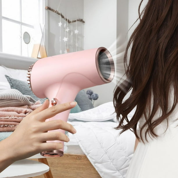 Secador de pelo portatil ajustes ajustables de frio y calor secador de pelo para el cuidado del cabello para Rosa Walmart en linea
