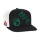 thumbnail image 1 of Gorra de béisbol con visera plana bordada para hombre de Reebok, color negro, talla única, 1 of 1