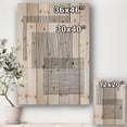 thumbnail image 3 of Designart 'Minimal Geometric Squares and Lines II' Modern Print on Natural Pine Wood, 3 of 3
