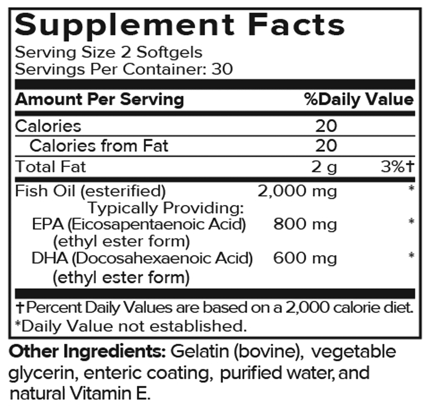 Portions Master Omega 3 Fish Oil - Heart, Brain, & Eye Health