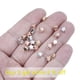 thumbnail image 4 of iYOE 100 piezas CCB acrílico estrella cuentas espaciadoras de corazón para hacer joyas hechas a mano collar pulsera accesorios, 4 of 5