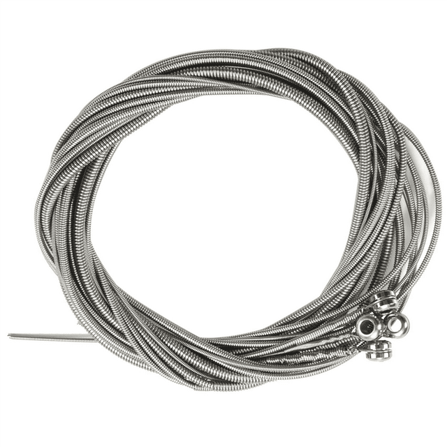 40 Pcs Cordes de Basses en Acier Inoxydable Accessoires Guitare Jauge Plaquée Argent