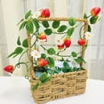 thumbnail image 3 of Sezrgiu Artificial Strawberry White Vine for Home Garden, 3 of 12