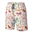 thumbnail image 4 of Balery Colorful Bow Knots Traje de Baño Estilo Hawaiano para Hombre, Shorts de Secado Rápido con Bolsillos-XX-Large, 4 of 6