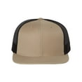 thumbnail image 1 of Richardson Wool Blend Flat Bill Trucker Cap, One Size, Khaki-Black, 1 of 1