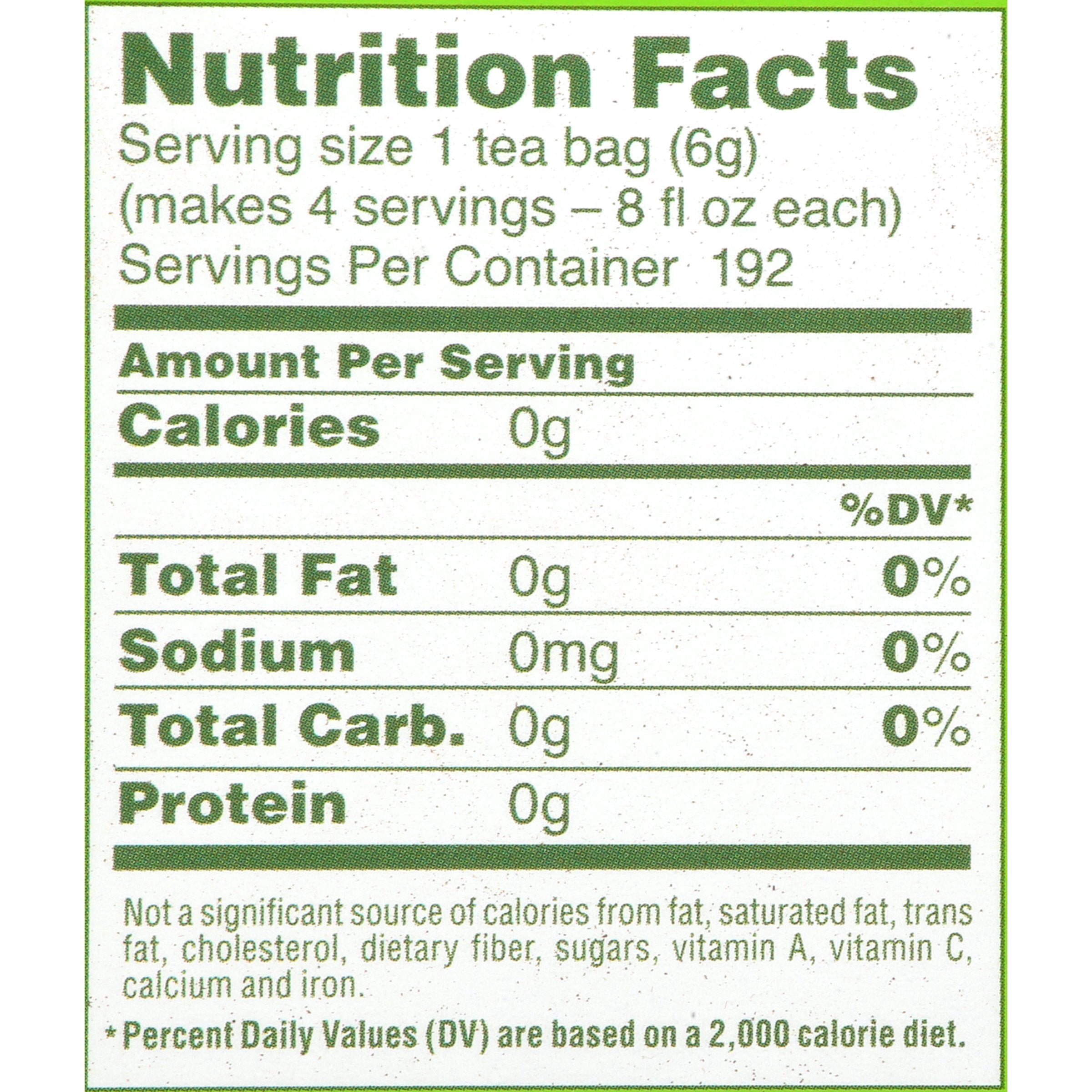Luzianne Decaffeinated Iced Tea Bags, Specially Blended for Iced Tea, Family Sized, 48 Count Box (Pack of 6)