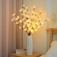 thumbnail image 2 of 1pc, White Phalaenopsis Tree Branch Light Floral Lights Home Garden Decor LED Light, NOT INCLUDED BATTERIES, 2 of 4