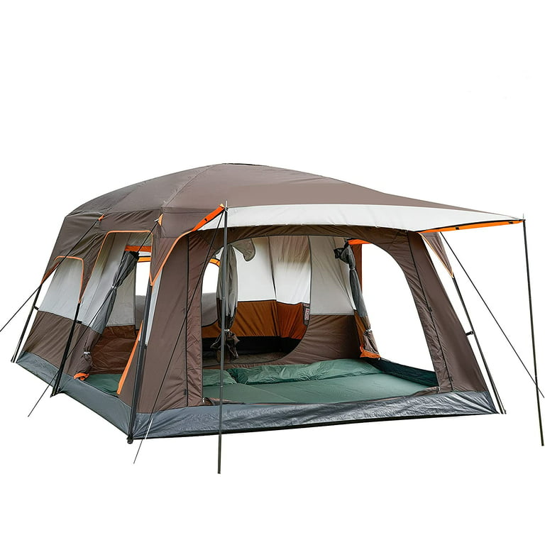 Extra Large Tent 12 Person(Style-B),Family Cabin Tents,2 Rooms