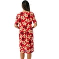thumbnail image 3 of Short Sleeve Nightgown Sleep Dress for Women, 3 of 3