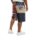 thumbnail image 3 of 4th of July Shorts for Men - 250th Anniversary Patriotic Print Shorts, Stars and Stripes Casual Summer Beach Holiday Shorts XL, 3 of 6