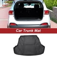 thumbnail image 2 of Unique Bargains Flat Face Cargo Liner Rear Trunk Mat Trunk Cargo Luggage Boot Tray Mat Diamond Pattern for Hyundai Sonata 2015-2019 Anti-Slip, 2 of 7