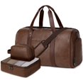 thumbnail image 1 of Bolso de fin de semana Wogarl de piel sintética para mujer y hombre con calzado Comp, 1 of 7