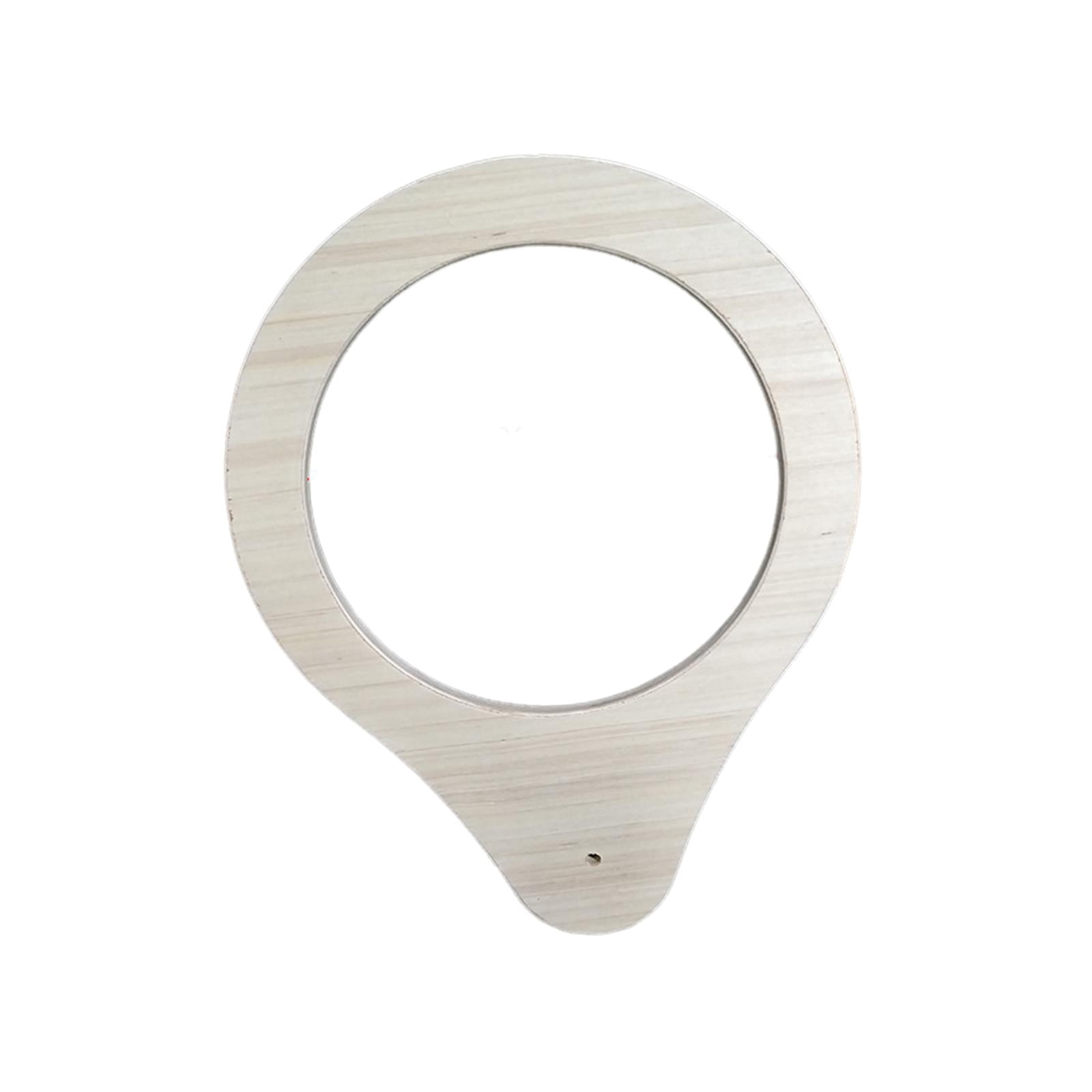 Tooyful Wooden Space Clear Capsule Holder Cat Climbing Frame Accessories DIY Replacement Hammock Practical Window Perch 14inch Portable Wooden Frame