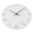 thumbnail image 5 of Wooden Wall Clock Silent Non-Ticking Clock Wall Mount Clock Used for Home Office, 5 of 9