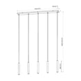 thumbnail image 2 of Z-Lite 5 Light Linear Chandelier, 2 of 8