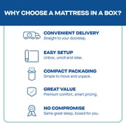 Sealy Essentials Cool-Touch 11” Hybrid Medium-Feel Full Mattress-in-a-Box, Adult