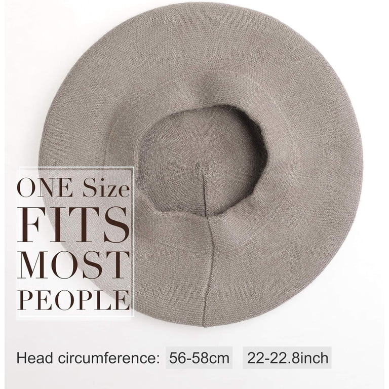 3715 Women Beret Hat French Wool Beret Beanie Cap Classic Solid Color Autumn Women Beret Hat French Wool Beret Beanie Cap Classic Solid  main image 3