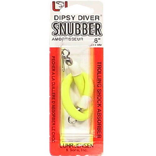 Luhr Jensen Dipsy Diver Snubber 6" Chartreuse