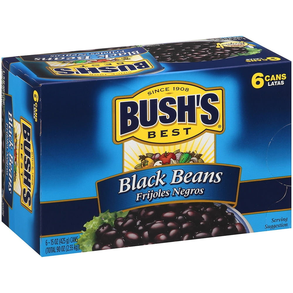 Bush's Black Beans (15 oz., 6 pk.)