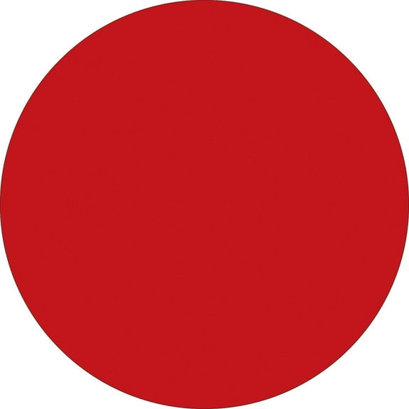 Tape Logic 2" Circle Inventory Label Red 500/Roll DL613A