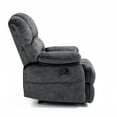 thumbnail image 6 of Extra Large Manual Recliner Chair, Soft Fabric Overstuffed Reclining Single Sofa Chair with Adustable Backrest Footrest and Two Side Pockets, for Living Room Bedroom, 6 of 7