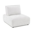 thumbnail image 3 of Furniture of America Tatiana Chenille and Wood Armless Chair in White, 3 of 4