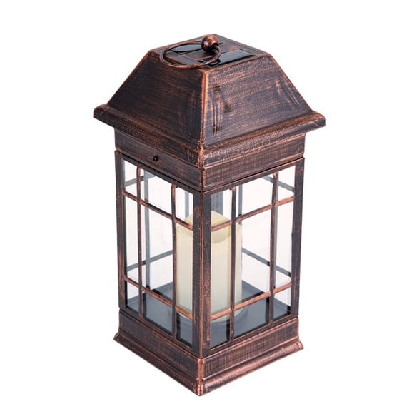 Hanging Solar Outdoor Lantern Retro Waterproof LED Light for Garden Decor