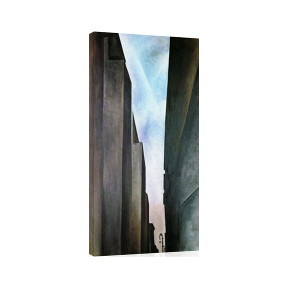 A Street In New York - Georgia O'Keefe - Canvas OR Print Wall Art