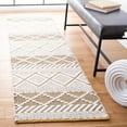 thumbnail image 2 of SAFAVIEH Natura Aaron Geometric Wool Area Rug, Ivory/Yellow, 4' x 6', 2 of 7