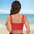 thumbnail image 4 of vigerkar Women Bikini Top - Push Up Swim Top Only Bra Padded Swimsuit Tops 2025 Bathing Suit Tops Red, XL, 4 of 8