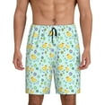 thumbnail image 1 of Fotbe Duck Cartoon Pantalones Cortos de Pijama para Hombre, Ropa de Dormir, Pantalones de Pijama Cortos para Hombre-Small, 1 of 6