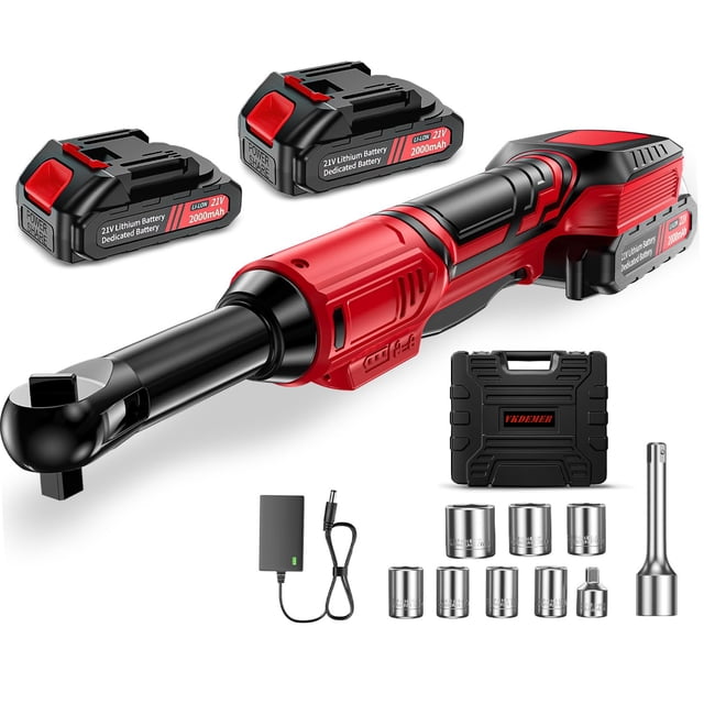 Juego de Carraca Inalámbrica Vkdemer 21V 60Nm 400RPM