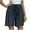 Navy, variant on Dvprdro Womens Summer A Line Shorts Casual Solid High Waist Drawstring Wide Leg Beach Shorts with Pockets