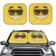thumbnail image 2 of Balery Smiling With Sunglasses Parasol para parabrisas de coche de 2 piezas | Parasol plegable para parabrisas delantero de coche para la mayoría de sedanes-Large, 2 of 6