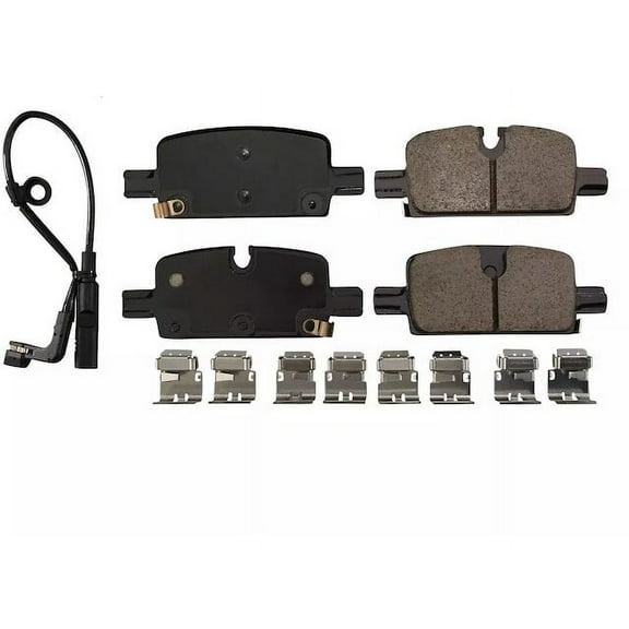 Rear Brake Pad Set - Compatible with 2019 - 2025 Chevy Silverado 1500 2020 2021 2022 2023 2024