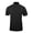 Black, variant on Midweight Men's Short Sleeve Polo, Moisture-Wicking Uniform Shirt