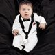 thumbnail image 4 of Newborn Baby Boy Tuxedo 3d Romper Jumpsuit Infant 1st Birthday Wedding Formal Party Suit12-18 Months, 4 of 5