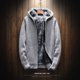 thumbnail image 3 of Chaquetas tipo suéter de otoño e invierno para hombre, de punto y terciopelo, abrigo grueso y cálido, 3 of 4