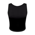 thumbnail image 5 of Gaexia Vest for Women Plus Size,Strapless Bustier Summer Crop Top Fitted Open Back Outerwear Vest Brown Casual Wear, 5 of 5