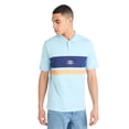 thumbnail image 3 of Umbro - Polo de Rayas para Hombre (Azul Ángel, Crudo, Naranja Brillante), 3 of 4