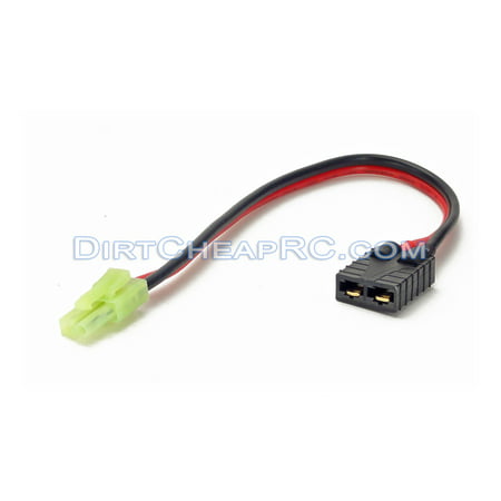 Traxxas TRX Female to Tamiya/Molex Mini Male: Traxxas ID Battery Charger Charging Adapter (Leads Cables Wires Plugs Connectors) (Micro, Parrot AR Drone Charging