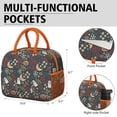 thumbnail image 6 of Lunch Bag Lunch Box for Women Reusable Insulated Lunch Cooler Bags,Large Capacity for Work Travel Picnic,Water-Resistant Halloween Lunch Tote Bag Gifts for Woman Mom Orange, 6 of 6