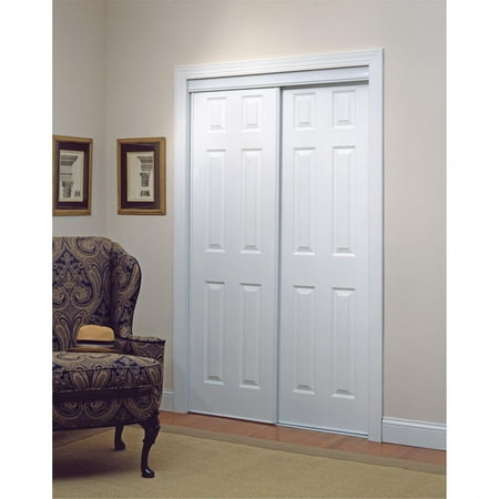 106 Series Vinyl Clad 6-Panel Bi-pass Door