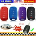 thumbnail image 3 of Silicone Case Keyless Entry Protector Cover for Kia Sorento Soul Fold Key Fob (blue), 3 of 4