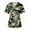 Camouflage, variant on Women's Lace-Up V-Neck Scrub Top with Pink Red Camo Print, Short Sleeve, Soft Breathable Uniform Shirt for Nurses Camouflage L