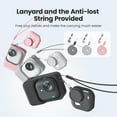 thumbnail image 2 of Silicone Protective Case for Insta360 Go Ultra, 4-in-1 Set Silicone Camera Body Sleeve/Lens Cover/Lost-Proof Rope/Lanyard Full Protective Case with Lens Cap for Go Ultra, 2 of 8